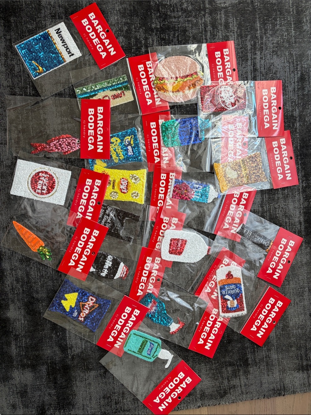 CJ Hendry Assorted Patches from Bargain Bodega Show (All 20)